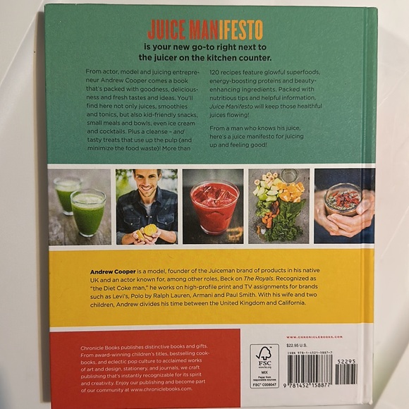 JUICE MANIFESTO by author ANDREW COOPER NWT - Picture 3 of 12
